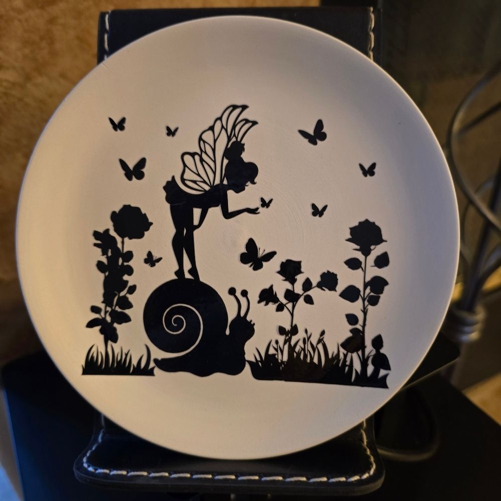 Fairy‎ Snail Roses Decorative Jewlery Plate